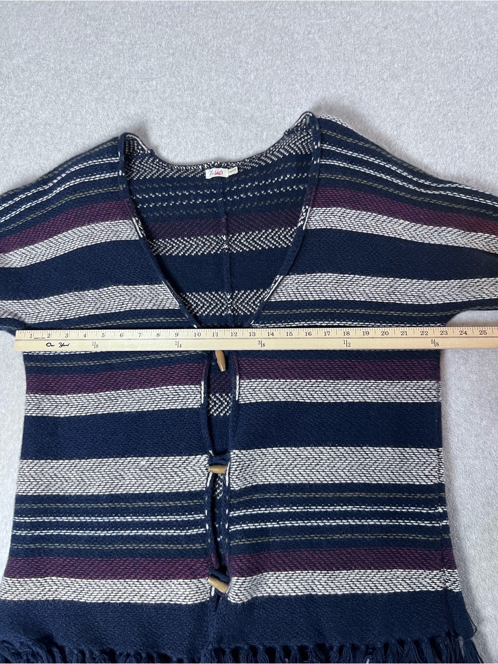 Faherty Wool Cashmere Denver Cardigan Coastal Boho Artsy XS/S - Picture 14 of 16